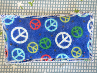 DIY scrap fabric napkins