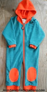 ducksday fleece jumpsuit