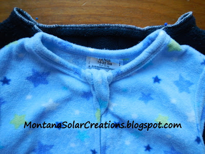 how to sew a baby sleep sack from a sweatshirt or sweater
