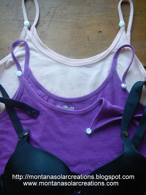 DIY nursing bra and tank top