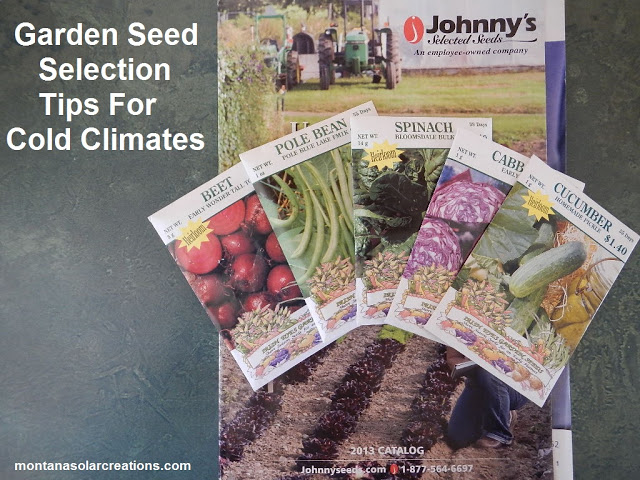 garden seed selection tips for cold climates