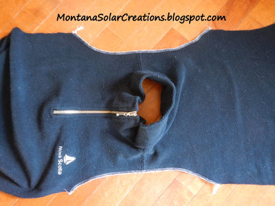 how to make a baby sleep sack from a sweatshirt or sweater