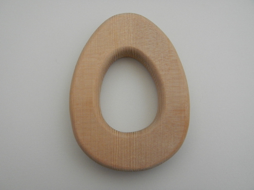 handmade wood Easter egg teething toy for baby and toddler handmade wood Easter egg teething toy for baby and toddler