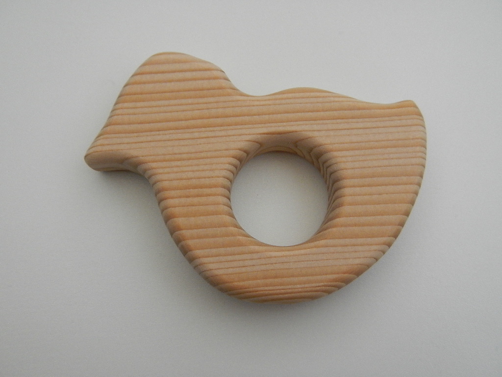 eco-friendly healthy babies and toddlers Easter gift wooden chick teething toy eco-friendly healthy babies and toddlers Easter gift wooden chick teething toy