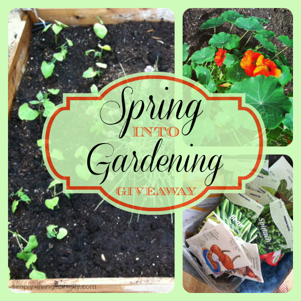 Spring into Gardening Giveaway